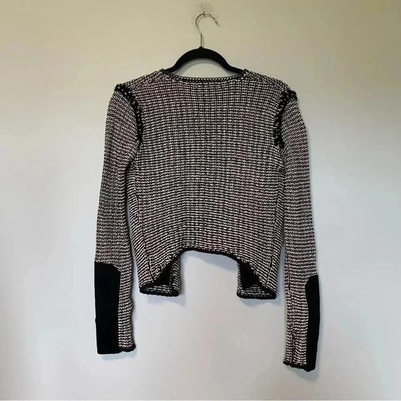 NWT Heartloom black white open  jacket azure sweater - Picture 6 of 7